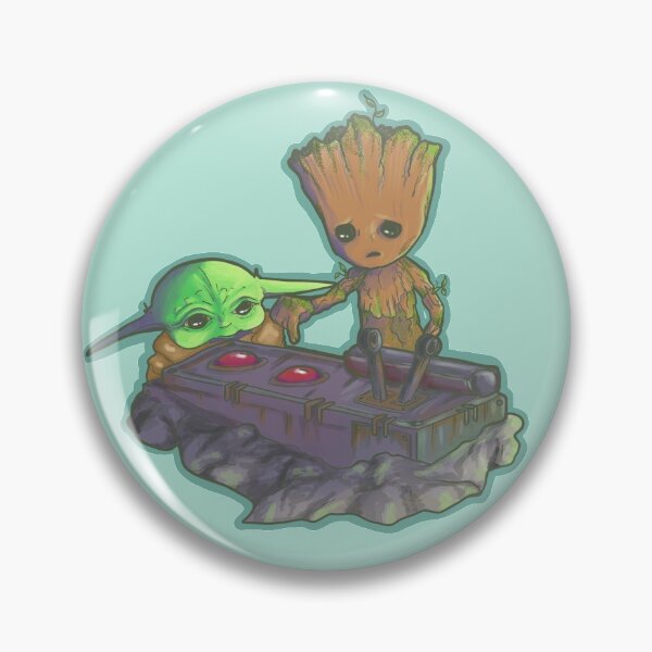 Item preview, BabyGroot and BabyYoda designed and sold by Mariela Alfaro.