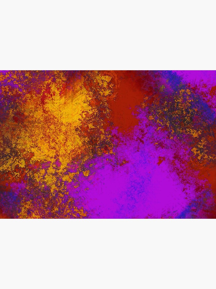Paint Splatters Gold Pink Purple Texture Pattern by RootSquare