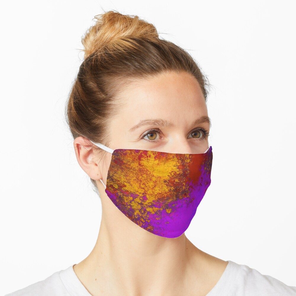 Paint Splatters Gold Pink Purple Texture Pattern Mask