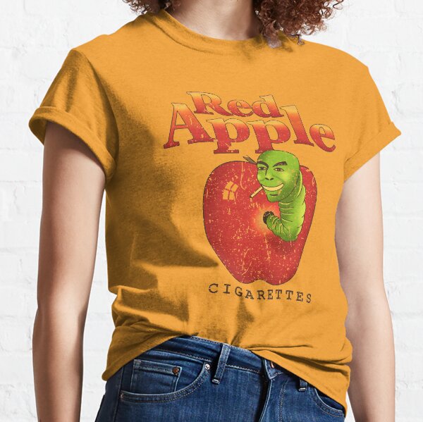 apple print shirt