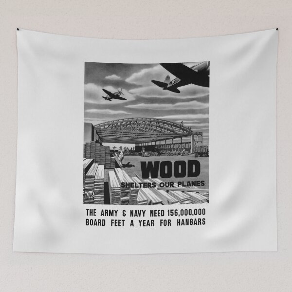 Item preview, Wood Shelters Our Planes -- WWII designed and sold by warishellstore.
