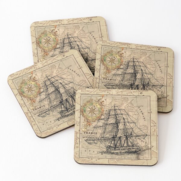Item preview, Vintage Nautical Map designed and sold by Slydell1.
