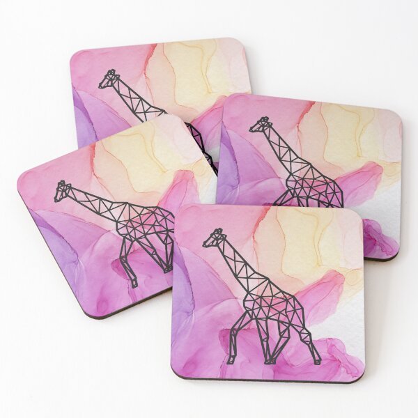 Artikelvorschau, Alcohol Ink Geometric Giraffe entworfen und verkauft von alastres.