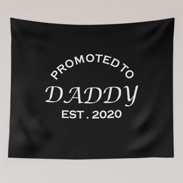 Item preview, Promoted To Daddy Est 2020 Funny Father's Day Gift designed and sold by Mfk Clothes.