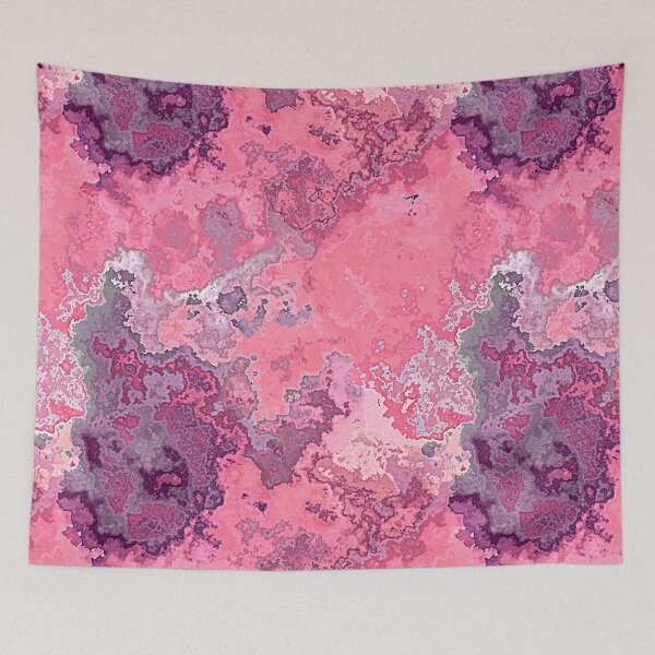 Aperçu de l'œuvre Peinture de marbre rose éclabousse motif de texture créée et vendue par RootSquare.