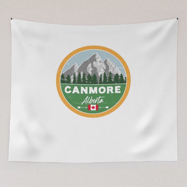 Item preview, Canmore Alberta Canada Flag Canadian AB Pride designed and sold by palmettodigital.