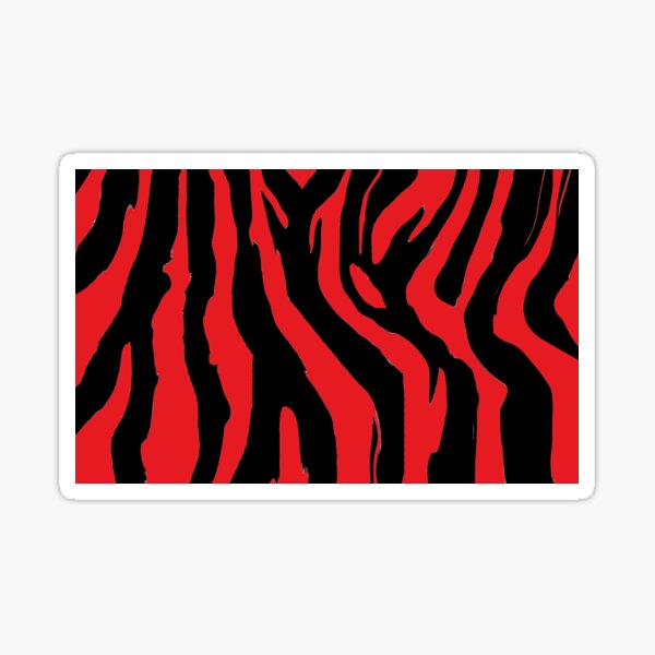 The Red Zebra Sticker