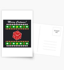 Merry Critmas! Ugly Christmas Sweater Postcards