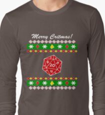 Merry Critmas! Ugly Christmas Sweater Long Sleeve T-Shirt