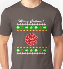 Merry Critmas! Ugly Christmas Sweater Unisex T-Shirt