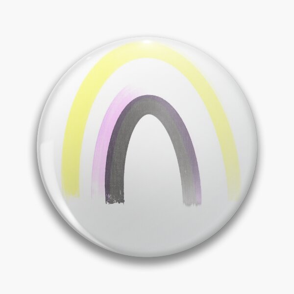 Item preview, Nonbinary Pride Flag Rainbow LGBTQIA yellow white purple and black  designed and sold by parshalltoyou.