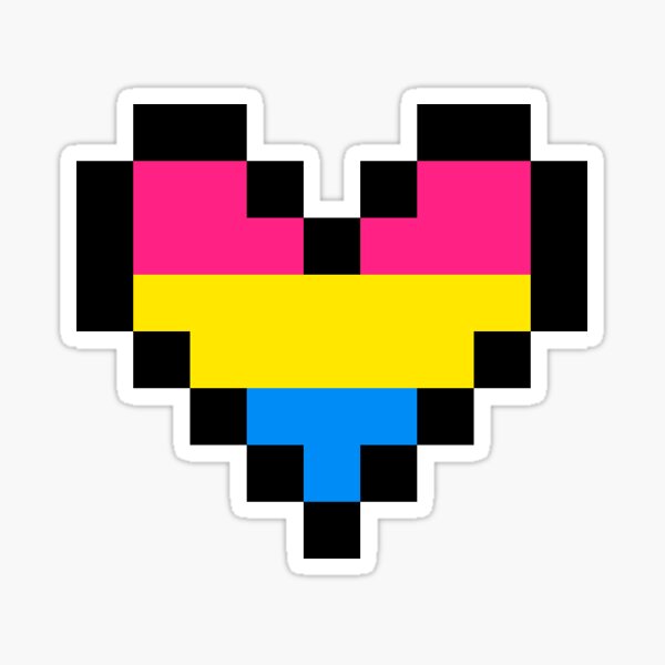 Pansexual Panromantic Pan Sticker - Non Binary Uno Reverse Card