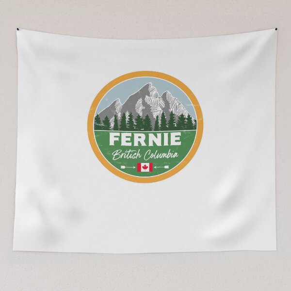 Item preview, Fernie British Columbia Canada Flag Canadian BC Pride designed and sold by palmettodigital.