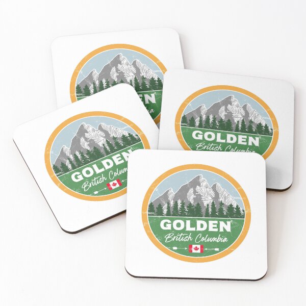 Item preview, Golden British Columbia Canada Flag Canadian BC Pride designed and sold by palmettodigital.