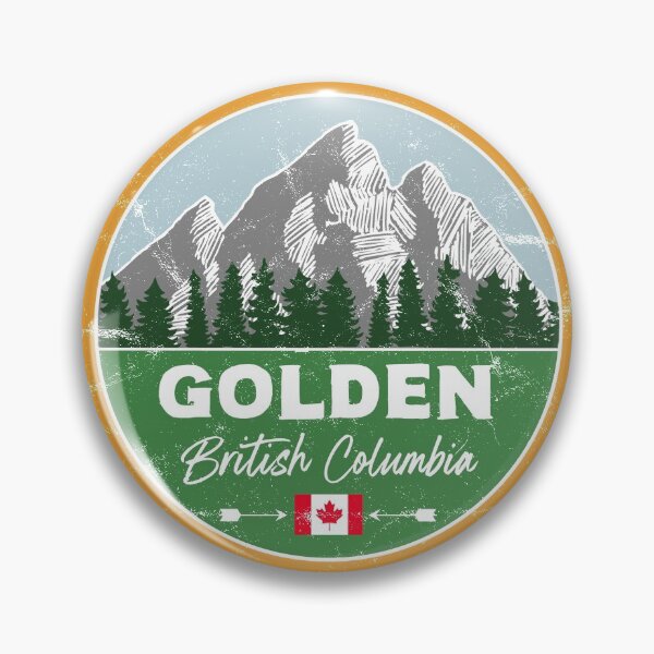 Item preview, Golden British Columbia Canada Flag Canadian BC Pride designed and sold by palmettodigital.