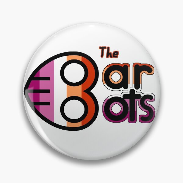 Item preview, The Bar Bots logo lesbian pride designed and sold by Picklerocket.