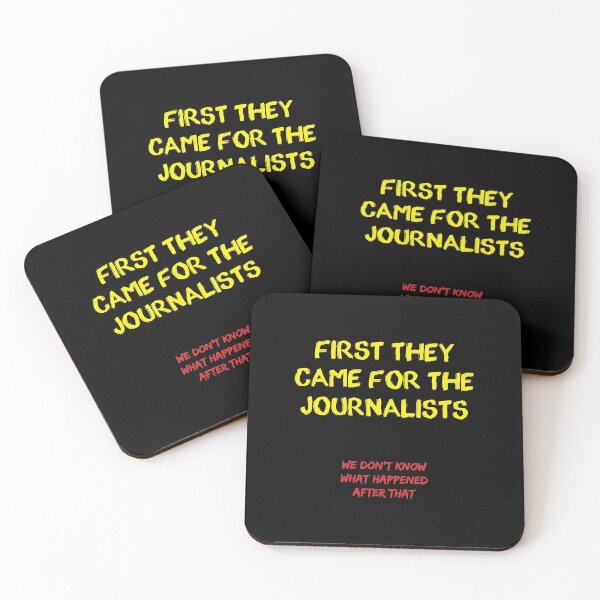 Item preview, First they came for the Journalists designed and sold by Civil-Woke.