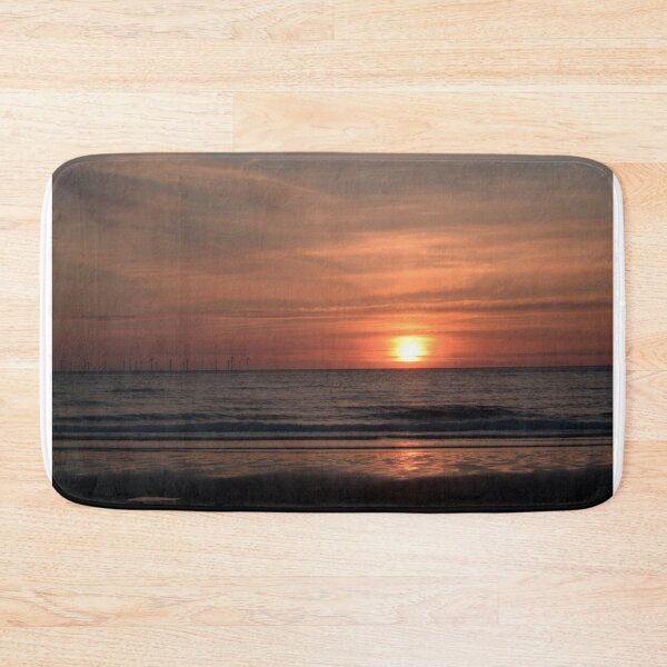 Item preview, Sunset Over New Brighton Shoreline.    Location. New Brighton ,Wirral,Merseyside.England. designed and sold by ALEXANDER  STEPHEN PEMBERTON.