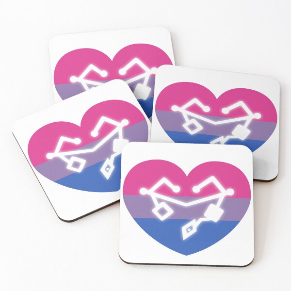 Item preview, Heart of Etheria Bi Pride designed and sold by BlindTiger.