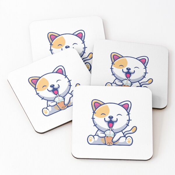 Item preview, Cat loving Bubble Tea designed and sold by anass002.