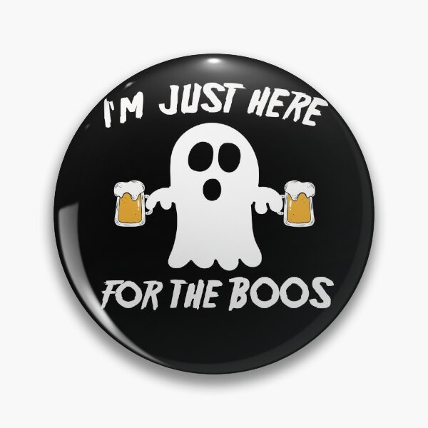 Artikelvorschau, Ich bin gerade hier für den Boos-lustigen Bier-Geist-Halloween-Kostüm-Hemd-Gang entworfen und verkauft von DynamicDesign.