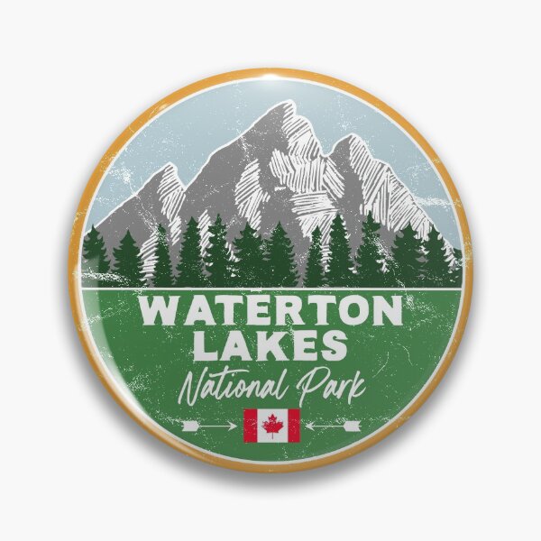 Item preview, Waterton Lakes National Park Alberta Canada Flag Canadian AB Pride designed and sold by palmettodigital.