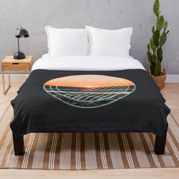 Item preview, Beach Sunset Circular Geometric Art Deco Design designed and sold by Andrew Crandall.