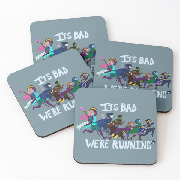 Item preview, It's Bad, We're Running designed and sold by Chyanime.