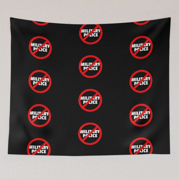 Item preview, No Military Police I Can't Breathe Protest Face Mask designed and sold by ravishdesigns.