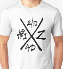 Dead Walking Zombie X-Code (BLACK) Unisex T-Shirt