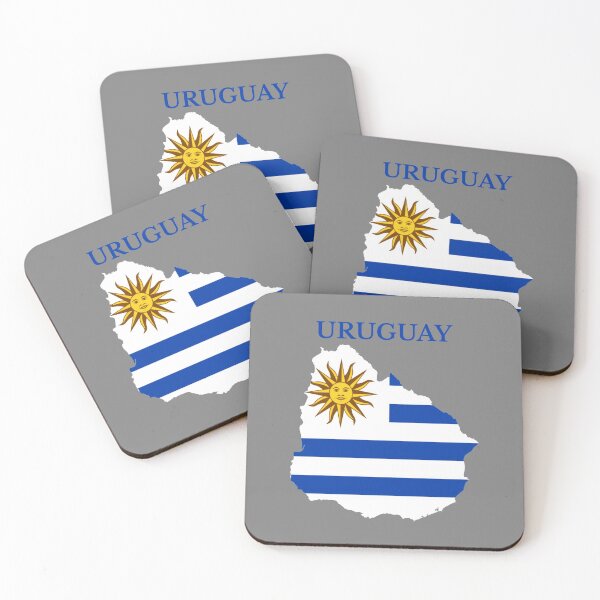 Item preview, Uruguay flag map designed and sold by marosharaf.