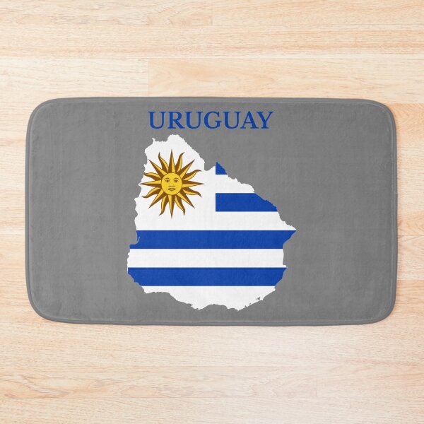 Item preview, Uruguay flag map designed and sold by marosharaf.
