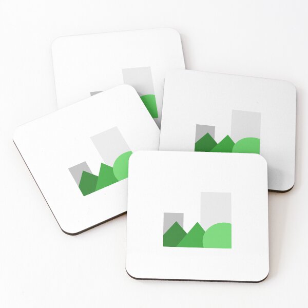 Item preview, Minimalist Hills and Buildings Logo Graphic  designed and sold by adotpng.