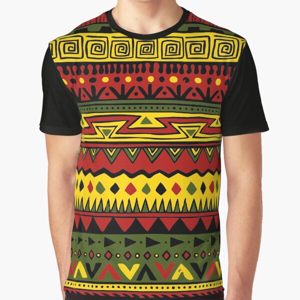 Rasta Way Pattern Graphic T-Shirt