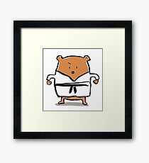 black belt Framed Print