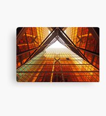 Abstract image of office windows Canvas Print