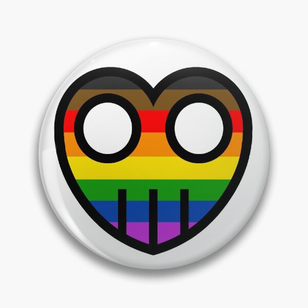 Item preview, The Bar Bots Heart Gay Pride Flag designed and sold by Picklerocket.