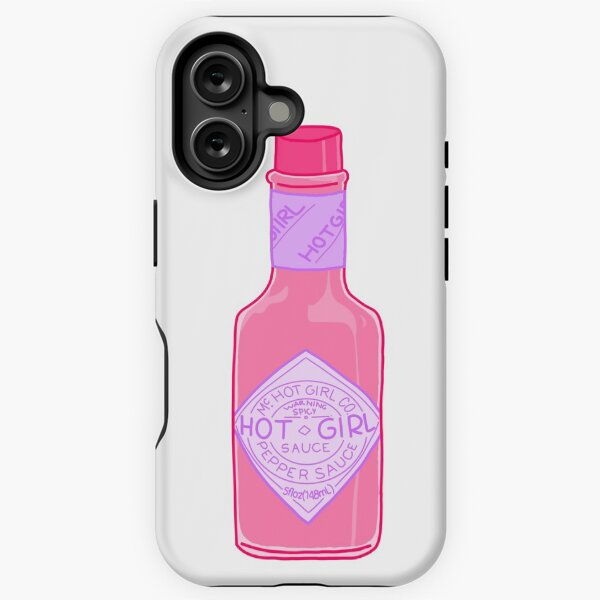 Vista previa del artículo con la obra «Salsa de chica picante», diseñado y vendido por thicker than  a sticker.