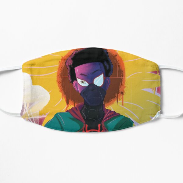 Black Spiderman Face Masks Redbubble - black suit spiderman face roblox