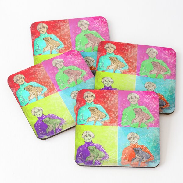 Item preview, Andy Warhol cuddles Pugs  designed and sold by SilentlyRob668.