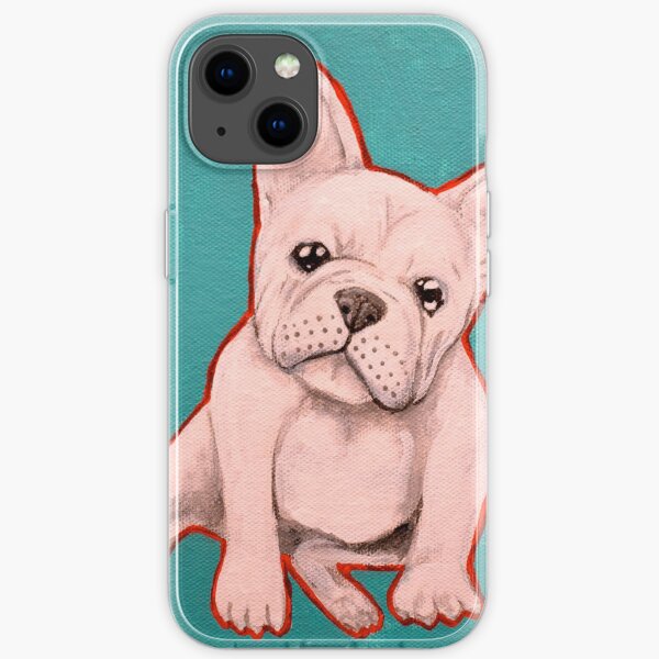 White French Bulldog iPhone Soft Case