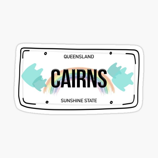 Item preview, Cairns License plate  designed and sold by Ayarat Burke.