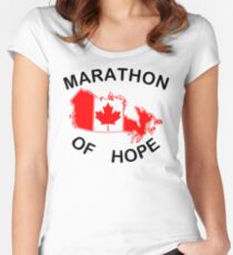 Marathon of Hope, 1980 Women's Fitted Scoop T-Shirt