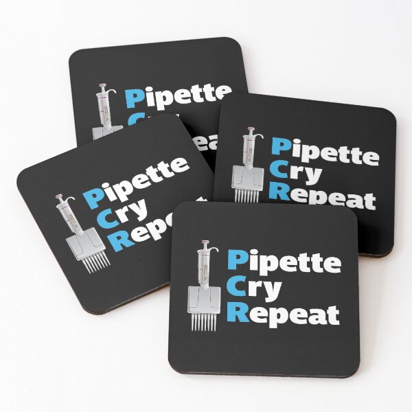 Item preview, PCR Pipette Cry Repeat with Multichannel Micropipette designed and sold by Zit-Zat-Zot.
