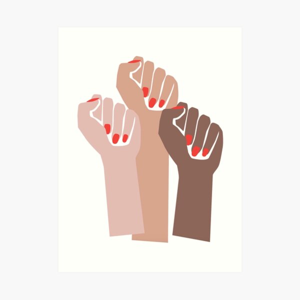 Frauenpower Kunstdruck