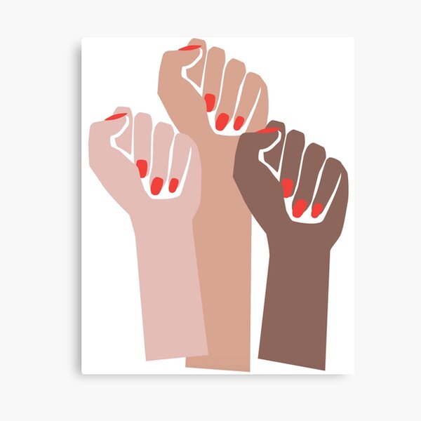 Frauenpower Leinwanddruck