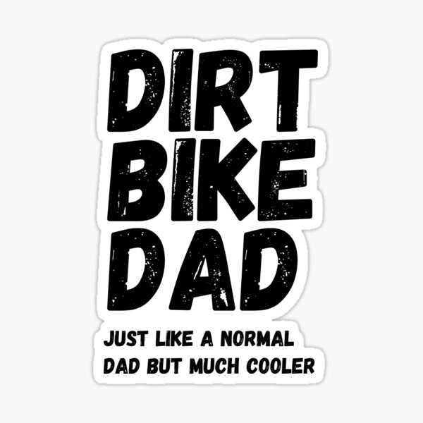 dad bike stickers