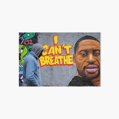 George Floyd: Please! I can’t breathe. Art Board Print