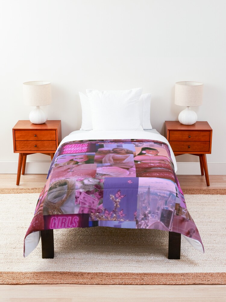 y2k aesthetic pink collage Comforter for Sale by Lydia Kelley