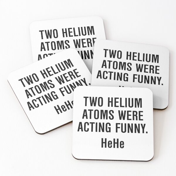 Artikelvorschau, Zwei Heliumatome wirkten witzig HeHe entworfen und verkauft von allthetees.